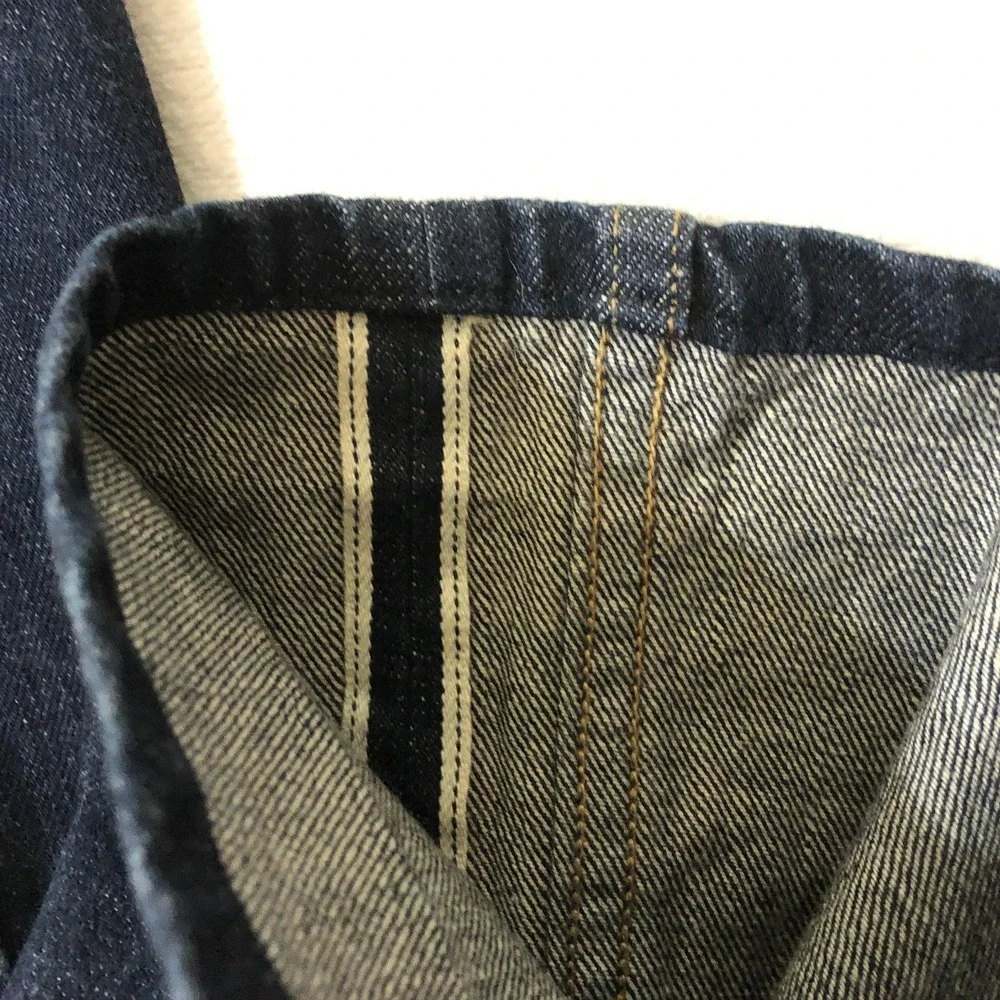 BLKSMTH Jeans Mens 31x34 Blue Selvage Regular Roger Straight Leg Cone Denim USA
